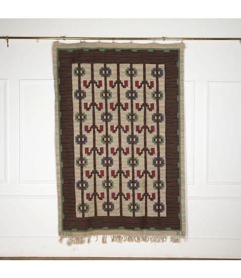 20th Century Swedish Flatweave Rug