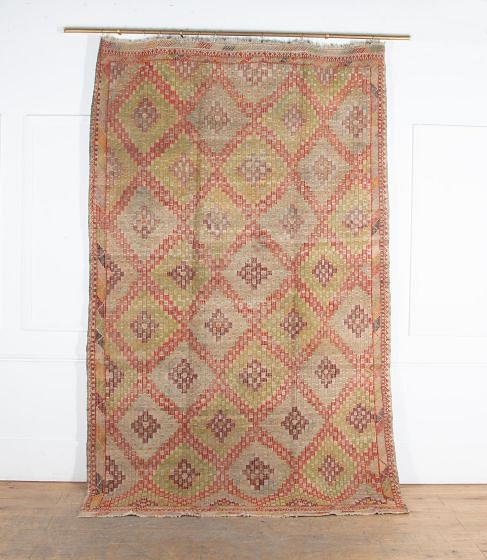 Turkish 20th Century Anatolian Flatweave Rug