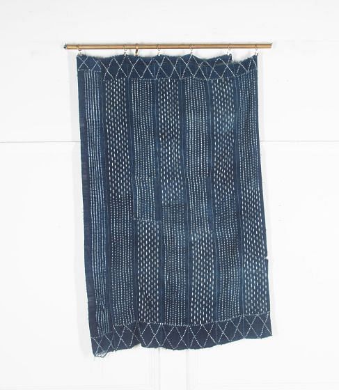 Blue and White Textile from the Ivory Coast