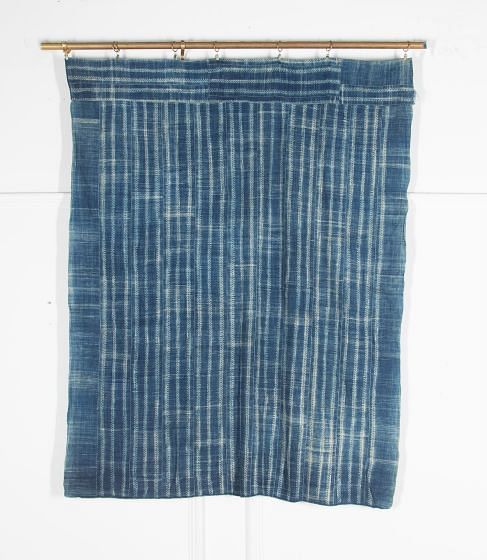 Blue and White Textile from Burkina Faso