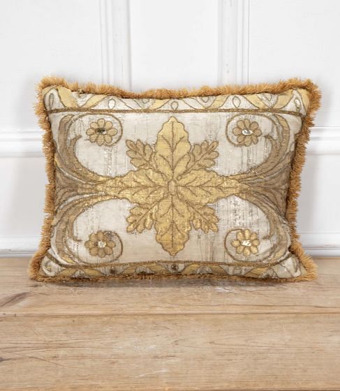 Spanish 18th Century Textile Cushion