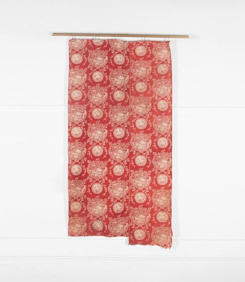 French 18th Century Leda & The Swan Toile De Normandie