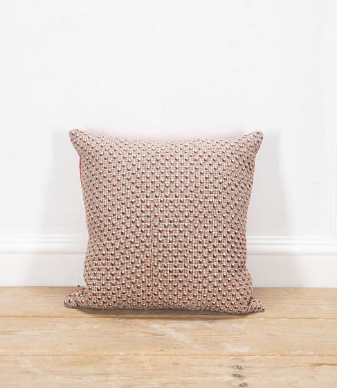 18th Century Graphic Cube Printed Cushion