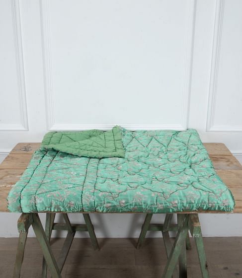 French 20th Century Green Eiderdown