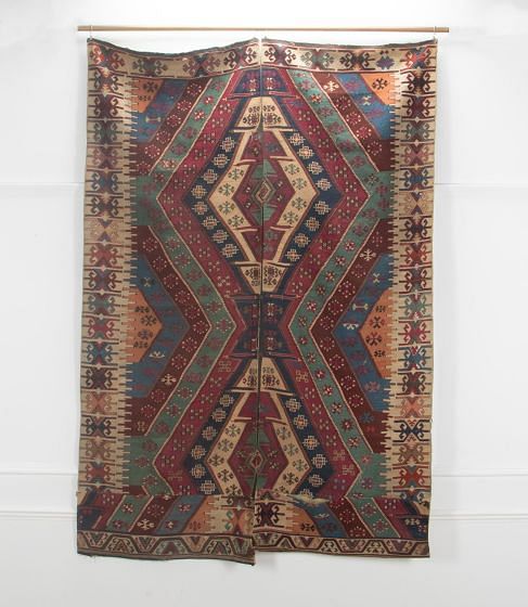 Pair of 19th Century Kilim Panels Anatolian