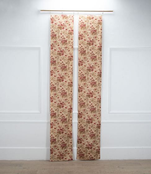 19th Century French Pair of Chintz Panels