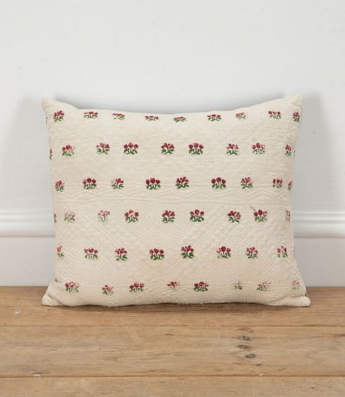 18th Century French Cambresine Cushion