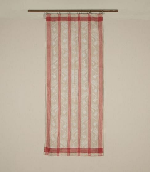 20th Century German Rolltuch Linen and Cotton Damask