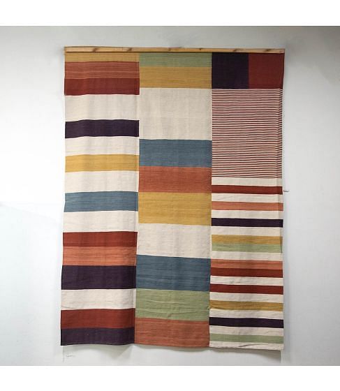 20th Century Handwoven Modern Kilim