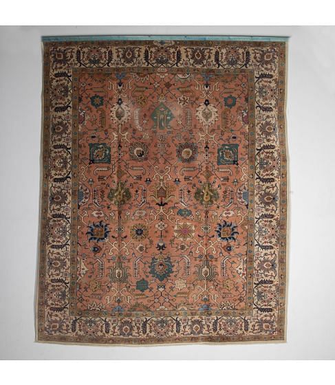 Early 20th Century Signed Tabriz Carpet