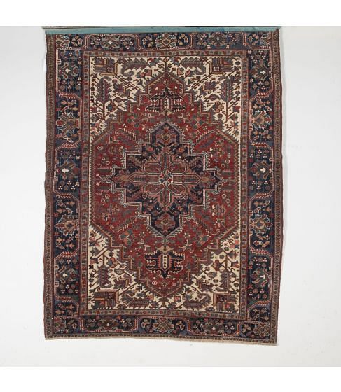 Early 20th Century Heriz Carpet