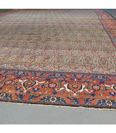 Large 19th Century Senneh Carpet