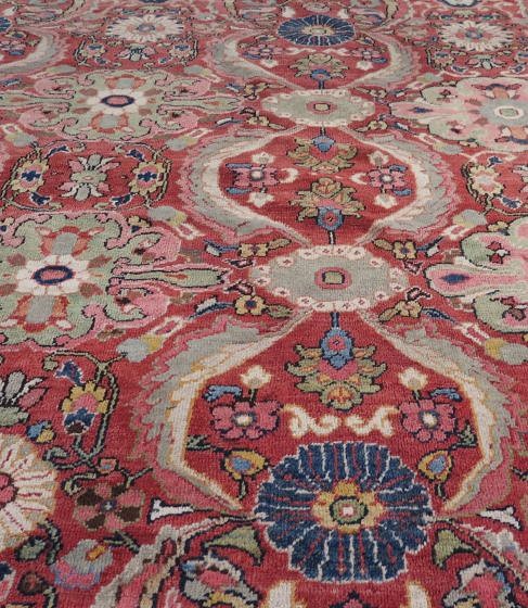 20th Century Square Format Mahal Carpet