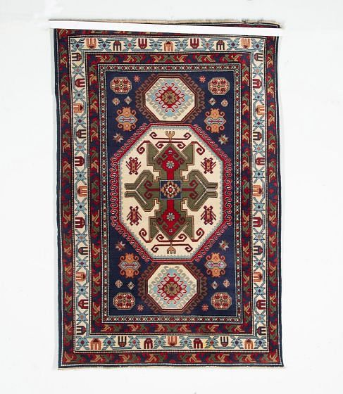 Antique Caucasian Rug