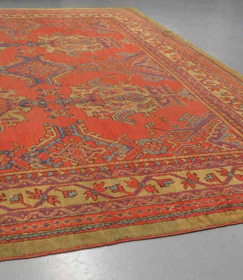 Large 20th Century Oushak Carpet
