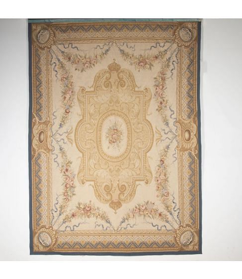 Large 20th Century French Aubusson Carpet