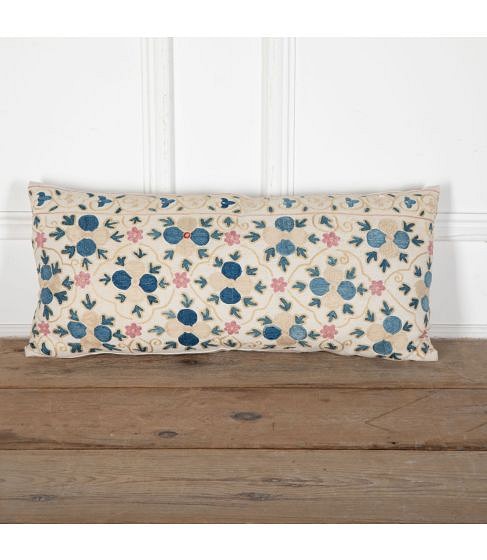 Indian Silk Embroidered Cushion