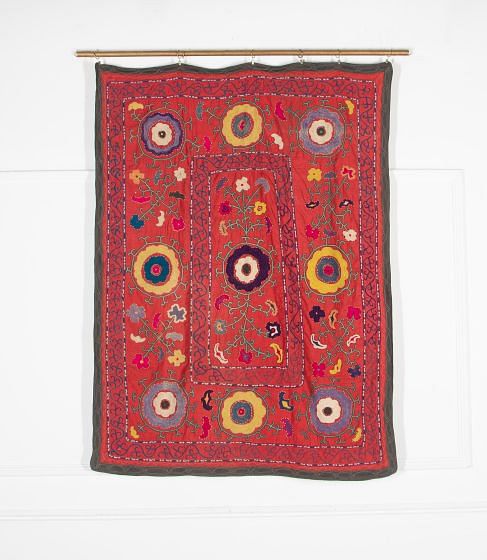 20th Century Hand Embroidered Suzani