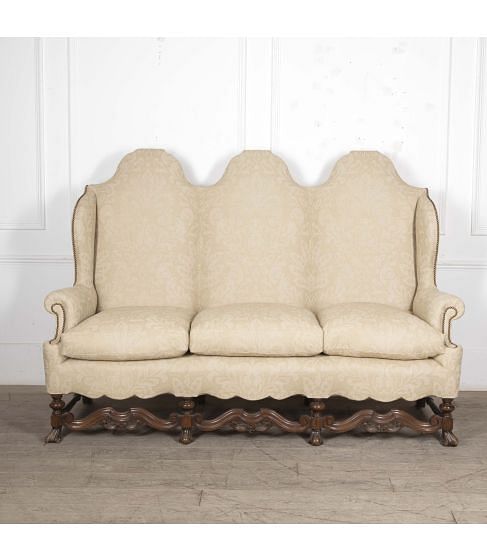 Early 20th Century Carolean Style Sofa