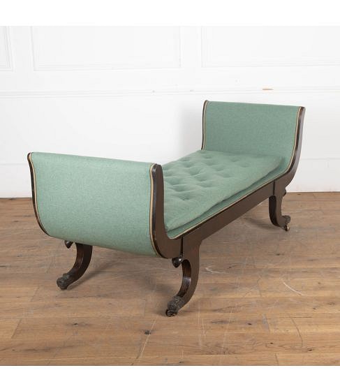 SALE: 19th Century Regency Rosewood Window Seat or Daybed