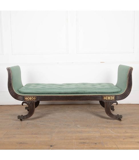 19th Century Regency Rosewood Window Seat or Daybed