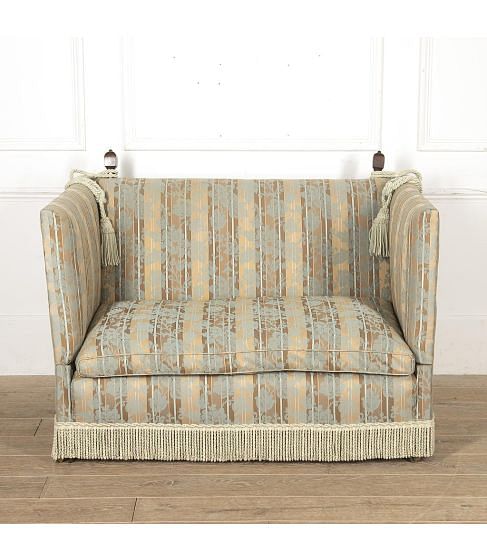 Small Early 20th Century English Knole Sofa