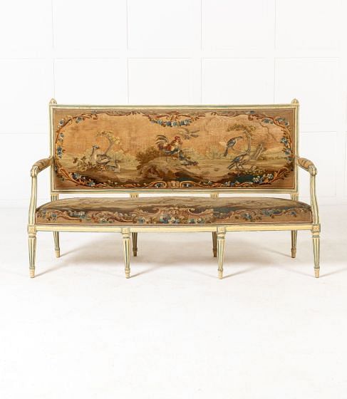 18th Century French Painted Settee