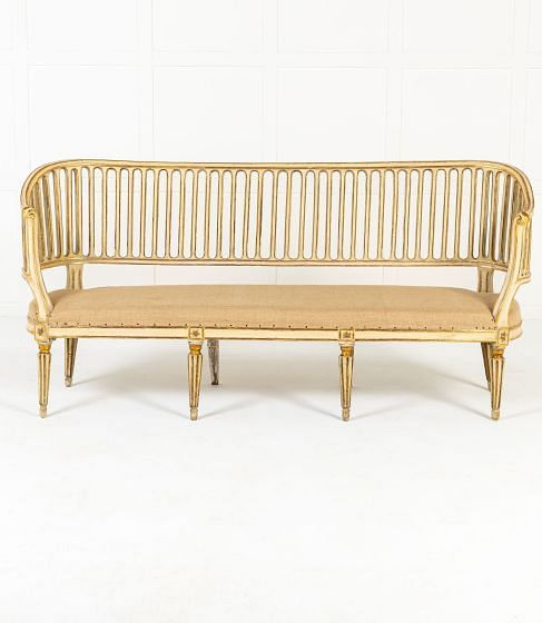 18th Century Italian Painted Settee