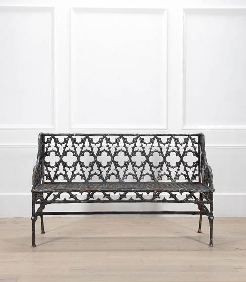 19th Century English Gothic Bench SB2035872
