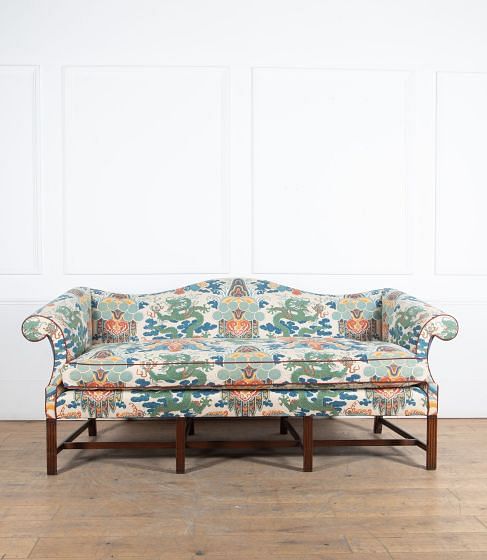 Georgian Style 20th Century ‘Chinese Chippendale’ Sofa