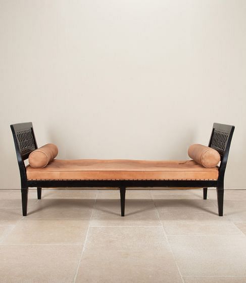 Late 18th Century French Ebonised Daybed