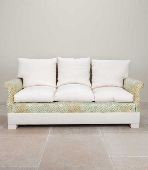 Large Early 20th Century Bespoke Howard and Sons Ingleby Sofa