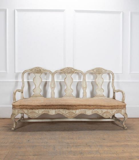 18th Century Swedish Rococo Sofa