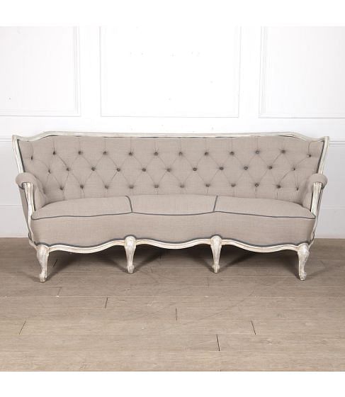 19th Century English Painted Settee