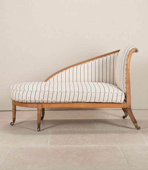 19th Century French Upholstered Daybed