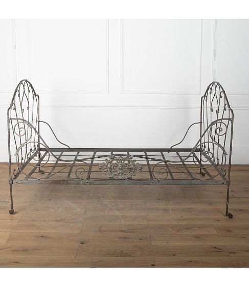 Late 19th Century French Folding Iron Bed