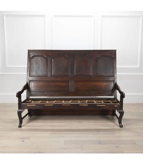 Mid 18th Century English Oak Settle