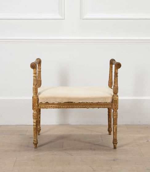 19th Century French Painted Stool