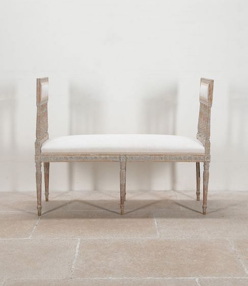 18th Century Swedish Gustavian Window Seat