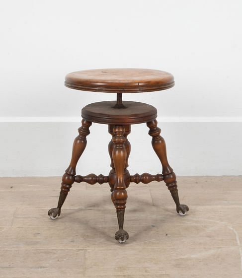 20th Century American Piano Stool