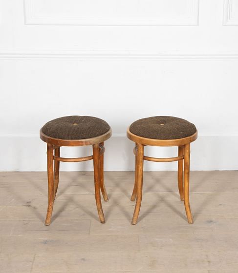 Pair of 20th Century Thonet Bentwood Stools ST2836623