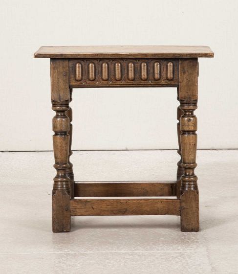 20th Century English Oak Joint Stool
