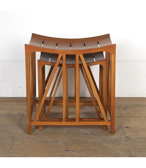 Set of French Mid-Century Footstools