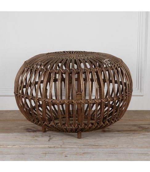 20th Century Rattan Stool by Franco Albini