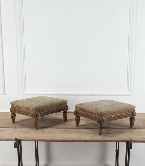Pair of 19th Century Regency Foot Stools