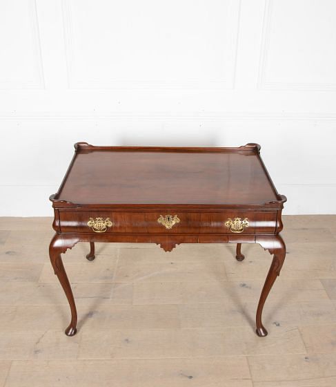 George II Mahogany Tray Top Side Table