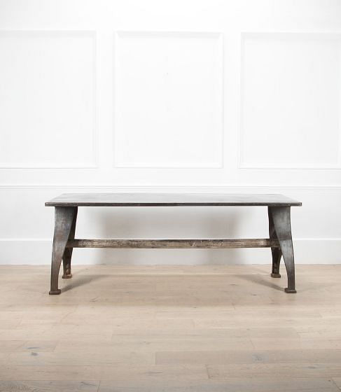 20th Century English Steel and Iron Table
