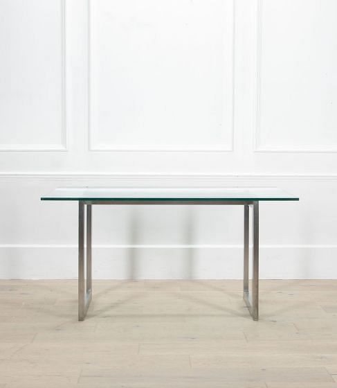 20th Century Stainless Steel Modernist Table