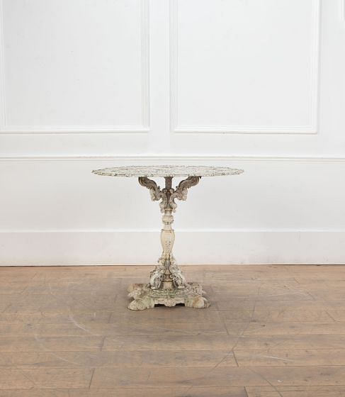 19th Century Cast Iron Zodiac Table By Falkirk Iron Works