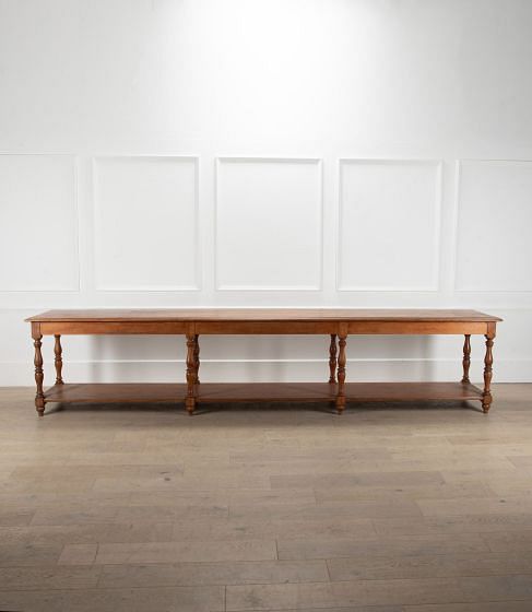 Large 19th Century French Drapers Table